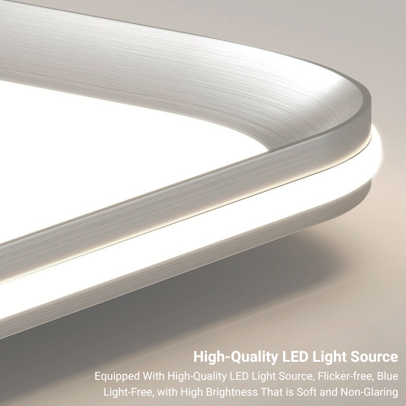 MoodNite Modern Minimalist Tray-Shaped Ceiling Light Eye Protection & Anti-Blue Light