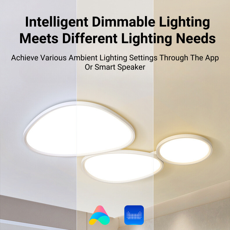 MoodNite Modern Simple Cloud Ceiling Light Creative Bedroom Light
