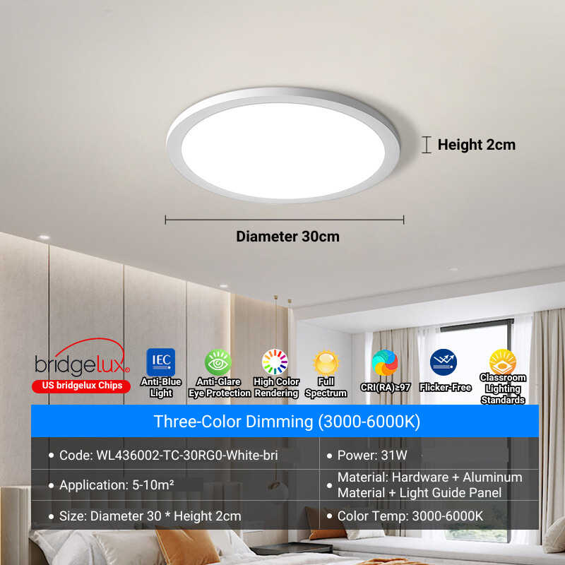 MoodNite Ultra-Thin Eye-Protection Ceiling Light High CRI