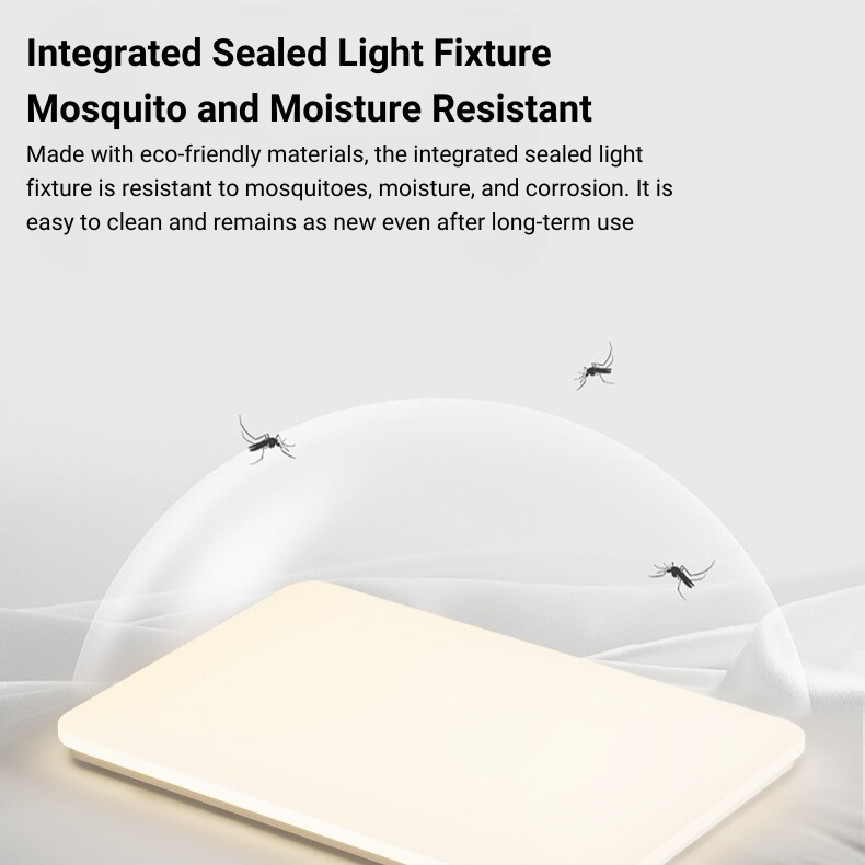 MoodNite Modern Minimalist White Ceiling Light with Bridgelux Chip