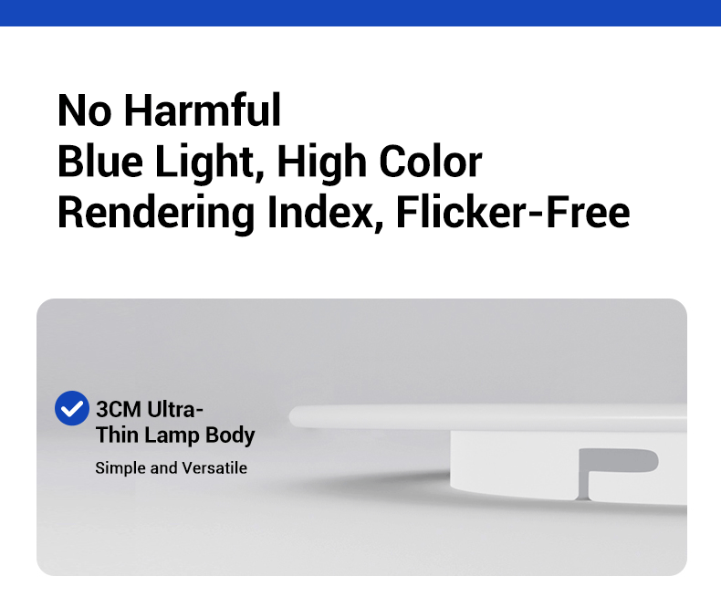 MoodNite Ultra-Thin Eye-Protection Ceiling Light High CRI