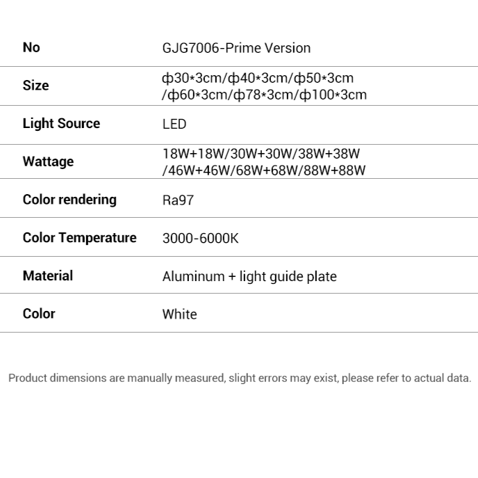MoodNite Ultra-Thin Eye-Protection Ceiling Light High CRI