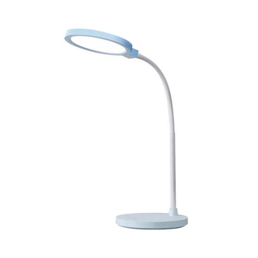 MoodNite Blue Plug-in Desk Light Touch-Adjustable Brightness and Color Temperature