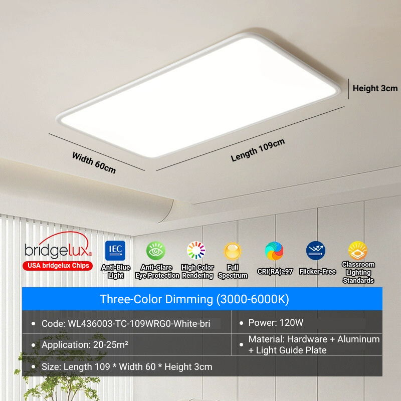 MoodNite Ultra-Thin Eye Protection Ceiling Light Multi-Room Use