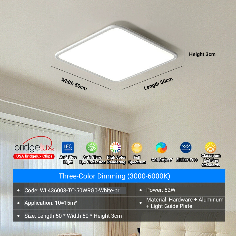 MoodNite Ultra-Thin Eye Protection Ceiling Light Multi-Room Use