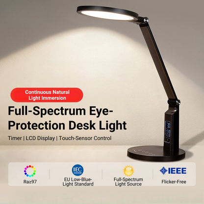 MoodNite LCD Full-Spectrum Eye-Protection Touch Control Desk Light
