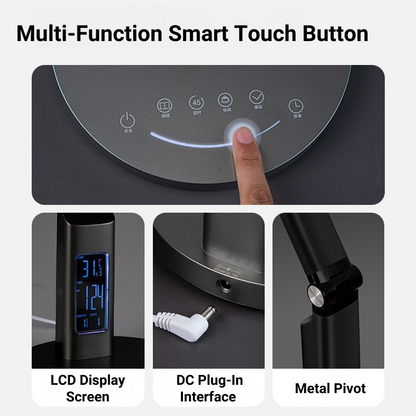 MoodNite LCD Full-Spectrum Eye-Protection Touch Control Desk Light