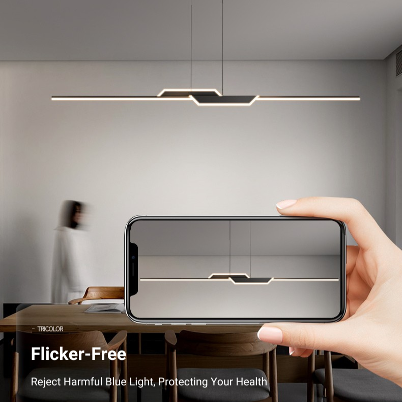 MoodNite Elegant Minimalist Eye Protection Bar Pendant Light