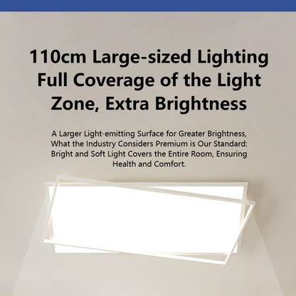 MoodNite Modern Elegant Overlapping Rectangular Ceiling Light Full Spectrum