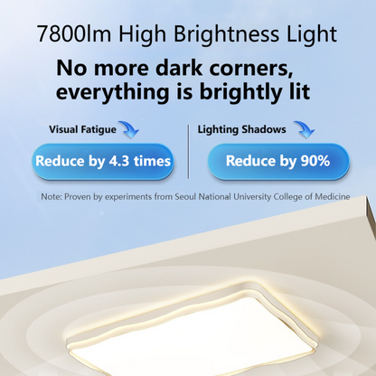 MoodNite Wave Design Ceiling Light Cream Style Living Room Main Light