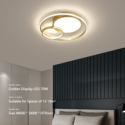 MoodNite Modern Simple Ceiling Light Creative Round Bedroom Main Light
