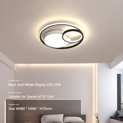 MoodNite Modern Simple Ceiling Light Creative Round Bedroom Main Light