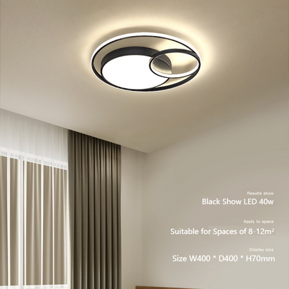 MoodNite Modern Simple Ceiling Light Creative Round Bedroom Main Light