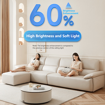 MoodNite Wave Design Ceiling Light Cream Style Living Room Main Light