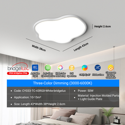 MoodNite Modern Simple Cloud Ceiling Light Creative Bedroom Light