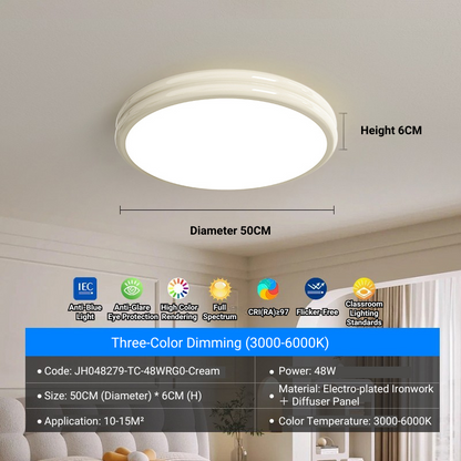 MoodNite French Cream-Inspired Elegant Light