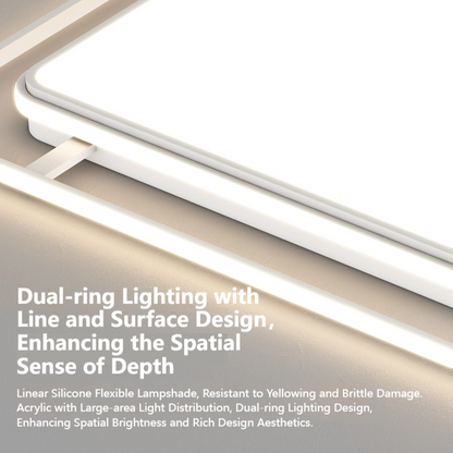 MoodNite Modern Simple Elegant Ceiling Light Versatile Main Light