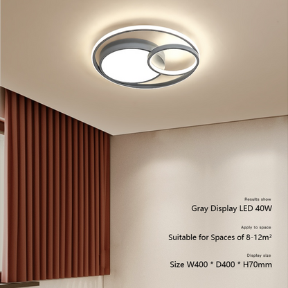 MoodNite Modern Simple Ceiling Light Creative Round Bedroom Main Light