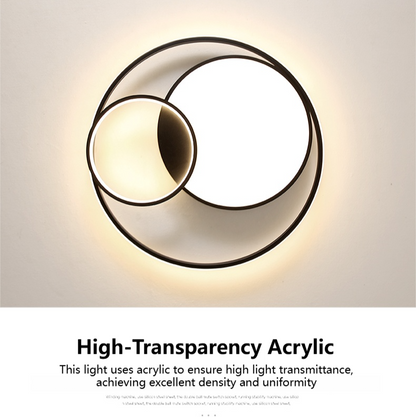 MoodNite Modern Simple Ceiling Light Creative Round Bedroom Main Light