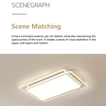 MoodNite Modern Simple Elegant Ceiling Light Versatile Main Light