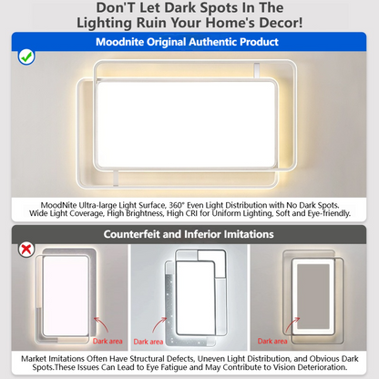 MoodNite Modern Simple Elegant Ceiling Light Versatile Main Light