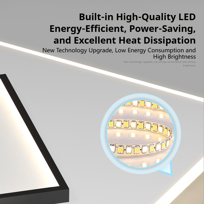 MoodNite Modern Minimalist Living Room Ceiling Light Ultra-Thin Eye-Protection