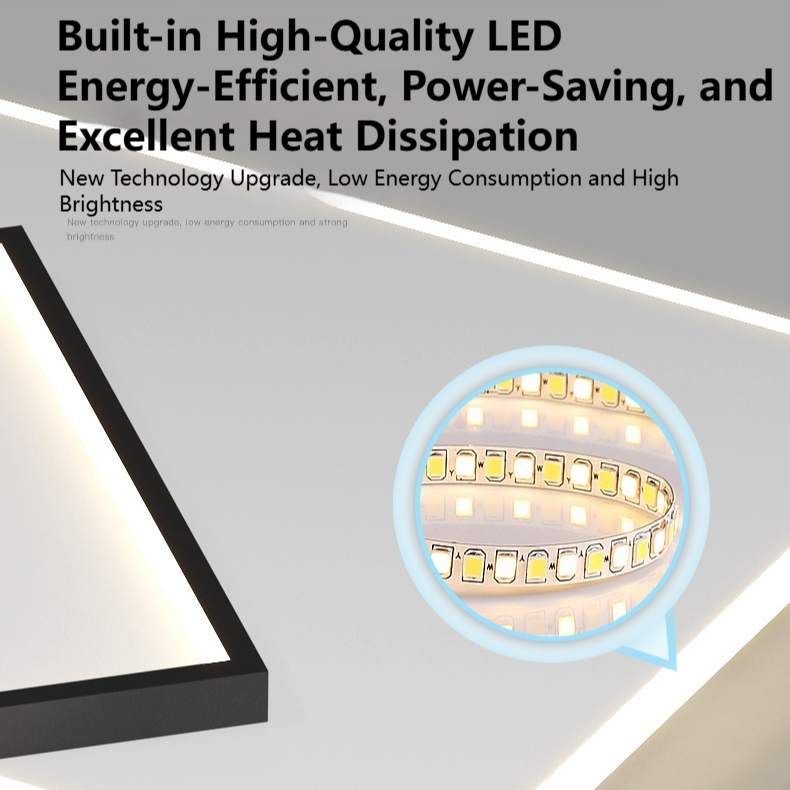 MoodNite Modern Minimalist Living Room Ceiling Light Ultra-Thin Eye-Protection