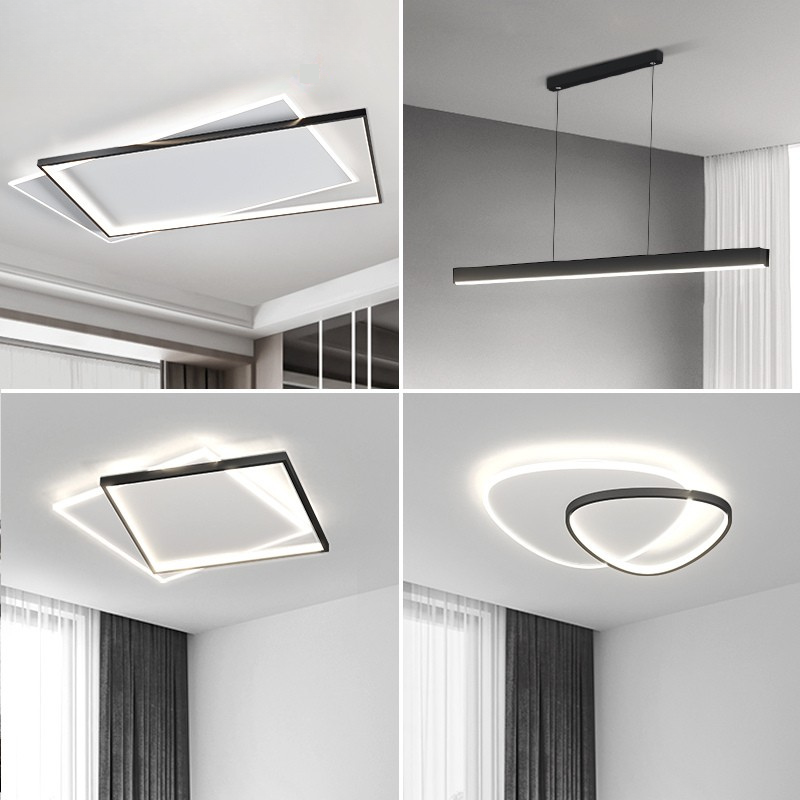 MoodNite Modern Minimalist Living Room Ceiling Light Ultra-Thin Eye-Protection