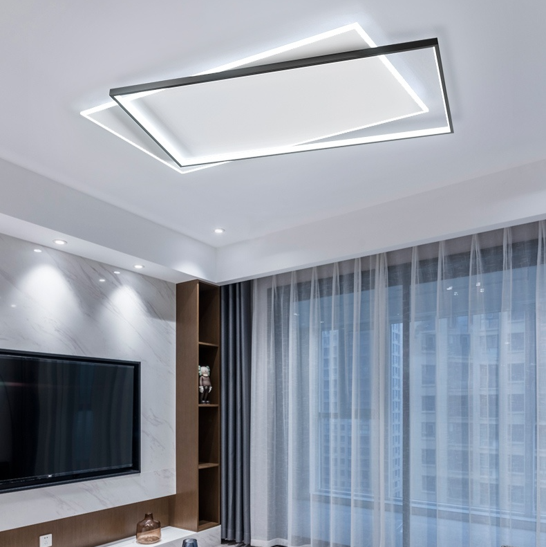 MoodNite Modern Minimalist Living Room Ceiling Light Ultra-Thin Eye-Protection