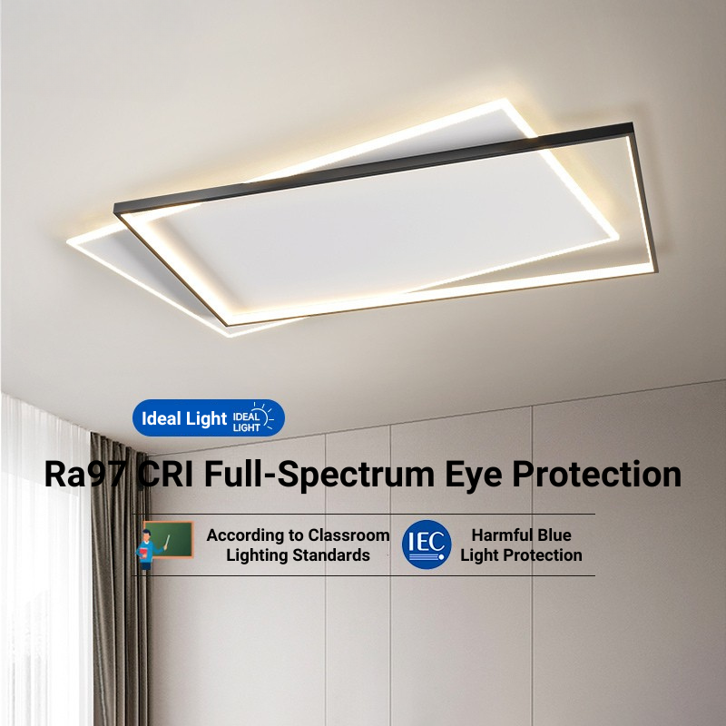 MoodNite Modern Minimalist Living Room Ceiling Light Ultra-Thin Eye-Protection