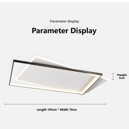 MoodNite Modern Minimalist Living Room Ceiling Light Ultra-Thin Eye-Protection