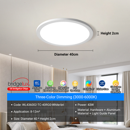 MoodNite Ultra-Thin Eye-Protection Ceiling Light High CRI