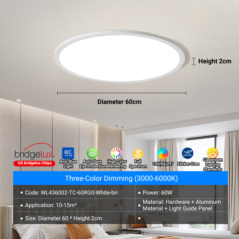 MoodNite Ultra-Thin Eye-Protection Ceiling Light High CRI