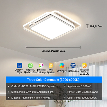 MoodNite Modern Simple Elegant Ceiling Light Versatile Main Light