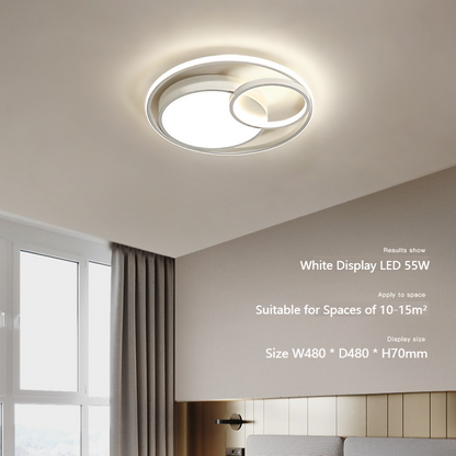 MoodNite Modern Simple Ceiling Light Creative Round Bedroom Main Light