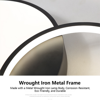 MoodNite Modern Simple Ceiling Light Creative Round Bedroom Main Light