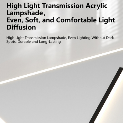MoodNite Modern Minimalist Living Room Ceiling Light Ultra-Thin Eye-Protection