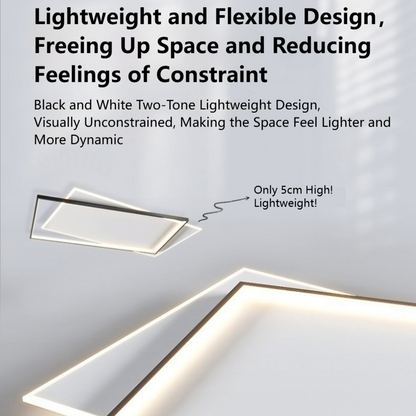 MoodNite Modern Minimalist Living Room Ceiling Light Ultra-Thin Eye-Protection