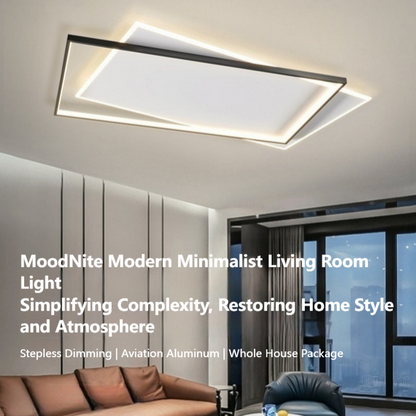 MoodNite Modern Minimalist Living Room Ceiling Light Ultra-Thin Eye-Protection