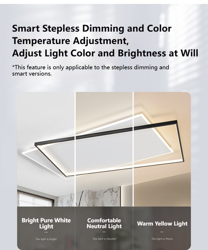 MoodNite Modern Minimalist Living Room Ceiling Light Ultra-Thin Eye-Protection