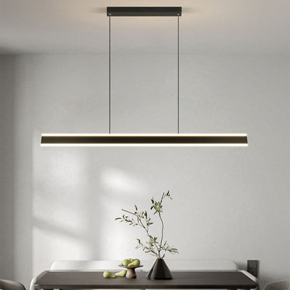 MoodNite Modern Minimalist Linear Pendant Light with Up and Down Lighting