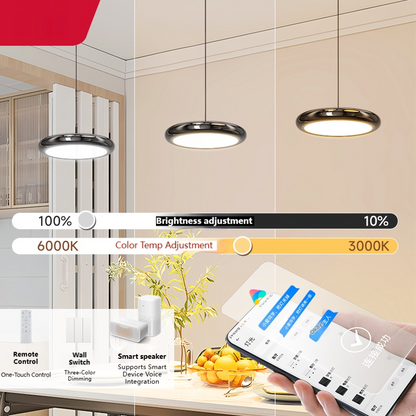 MoodNite Flying Saucer Luxury Modern Pendant Light