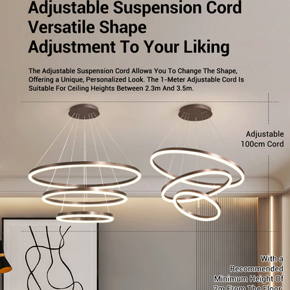 MoodNite High-End Luxury Modern Pendant Light Living Room Main Light