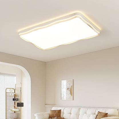 MoodNite Wave Design Ceiling Light Cream Style Living Room Main Light