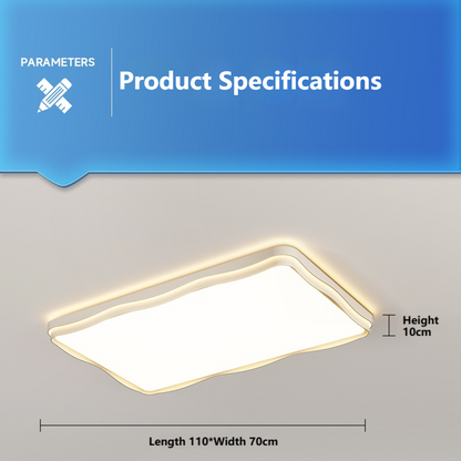 MoodNite Wave Design Ceiling Light Cream Style Living Room Main Light