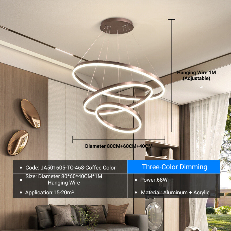 MoodNite High-End Luxury Modern Pendant Light Living Room Main Light