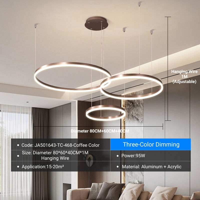 MoodNite High-End Luxury Modern Pendant Light Living Room Main Light