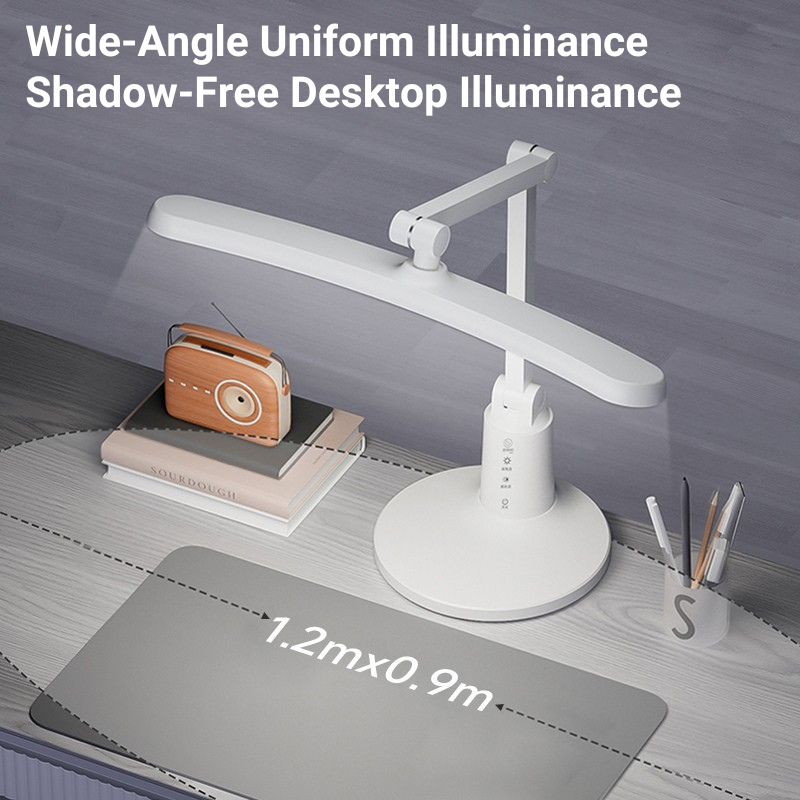 MoodNite Soft-Start Illumination Wide-Angle Uniform Illuminance Desk Light
